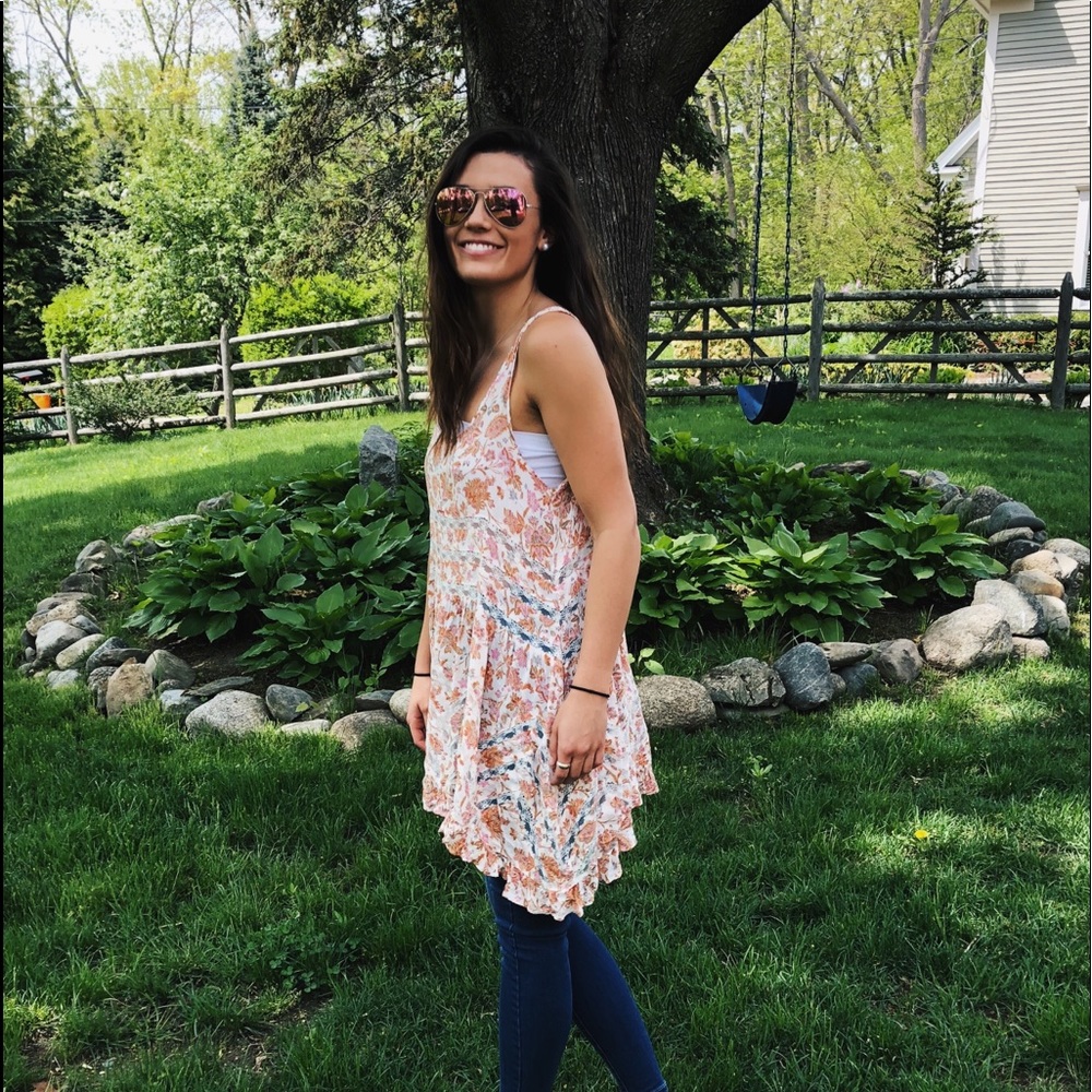 Free People boho slip dress/ long tank